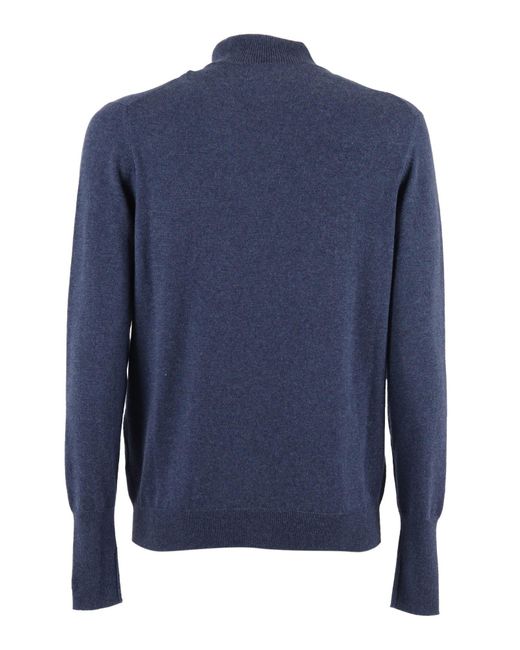 Ballantyne Blue T Neck Pullover