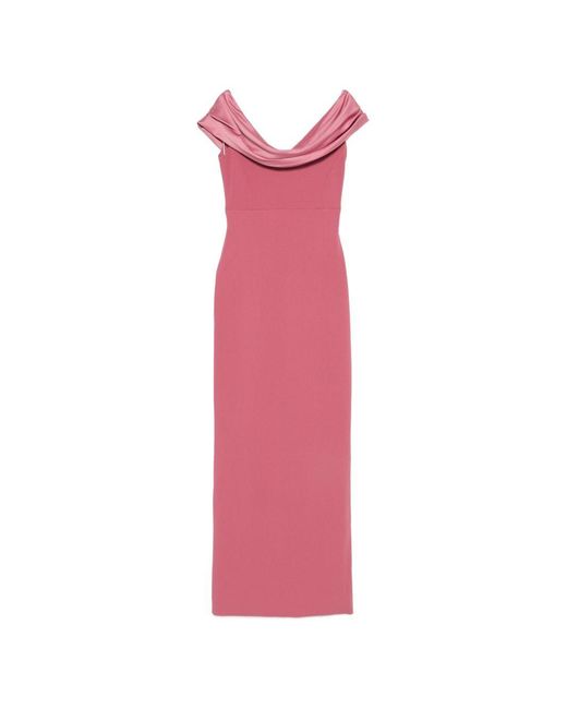 Solace London Pink Adele Maxi Dress
