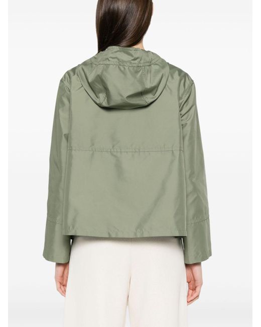 Fay Short Parka Coat in het Green