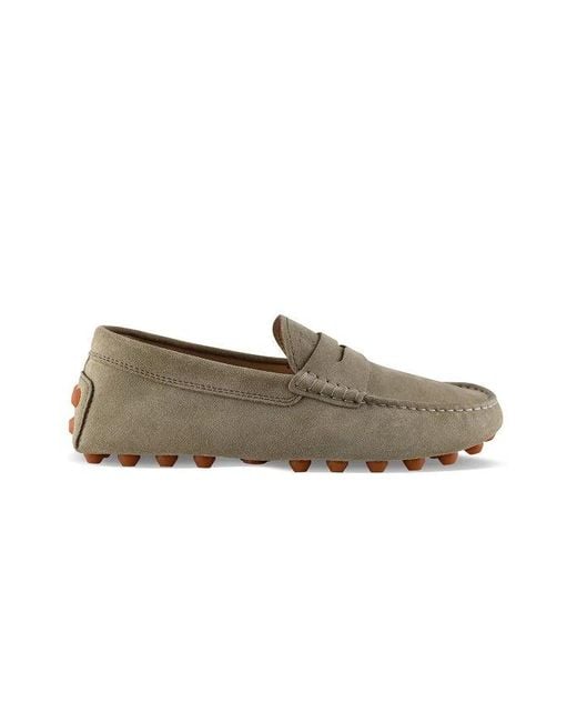 Tod's Gray Gommino Loafers