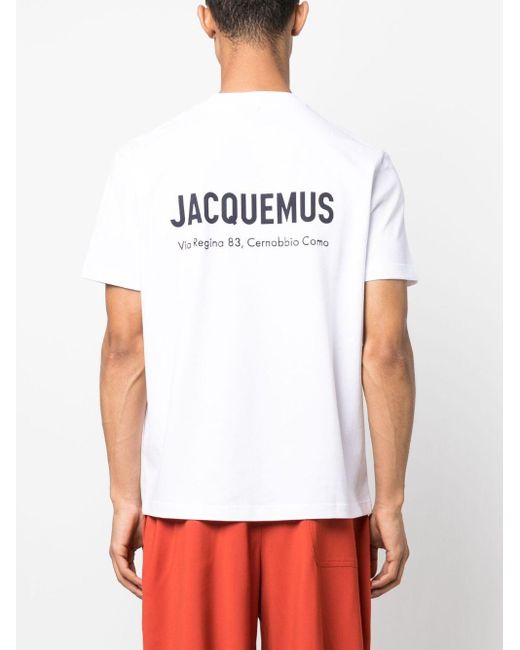 Jacquemus White The Los Angeles Address T-Shirt