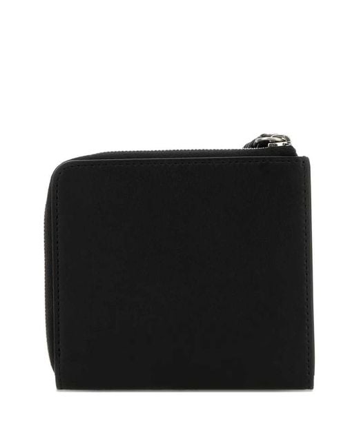Jil Sander Black Zip-Around Wallet for men