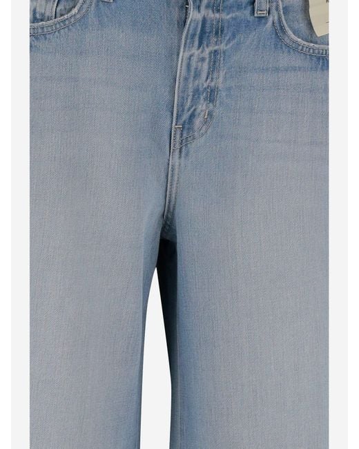 L'Agence Blue Gewaschene Jeans