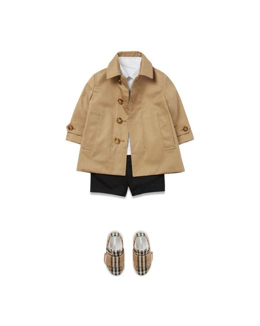 Burberry Natural Braxton Regenmantel