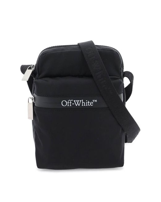 Nylon Crossbody Bag Off-White c/o Virgil Abloh de hombre de color Black