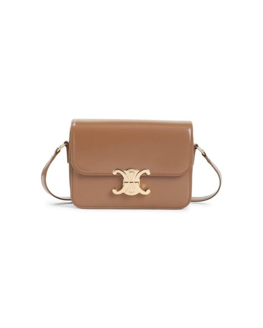 Céline Natural Mini Triomphe Handbag