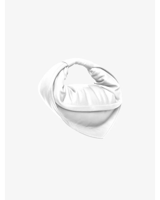 FEDERICO CINA White Mini Tortellino Tote Bag