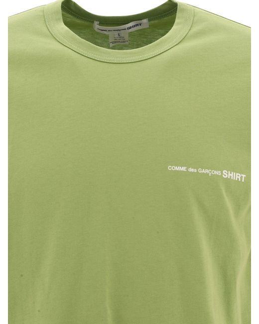 Comme des Garçons Green T-Shirt With Logo for men