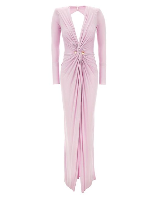 Elisabetta Franchi Pink 'roter Teppich' Kleid