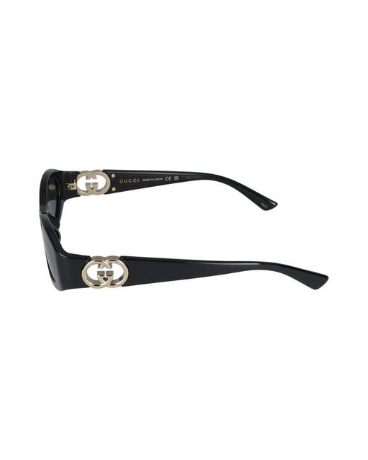 Gucci Sonnenbrille GG1660 S 001 schwarzes schwarzes grau /16 /135 in Black für Herren