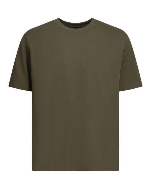 Herno Green "E Polo" Crew Neck T Shirt