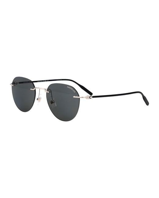 Montblanc Gray Sunglasses for men