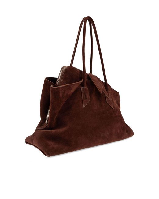 The Attico Brown 'la Passeggiata Medium' Shoulder Bag