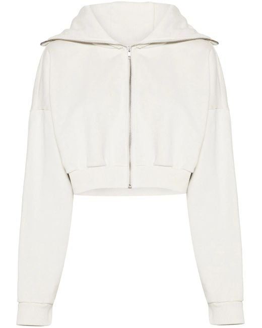 Interi Studios Tagliati A Zip Pieno Di Riso Zip di Entire studios in White