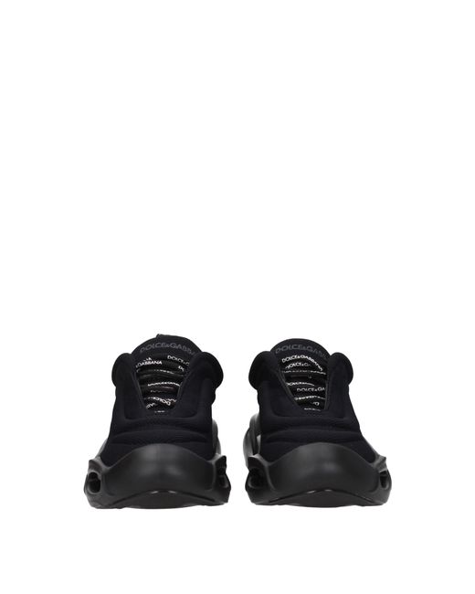 Dolce & Gabbana Black Knit Sneaker for men