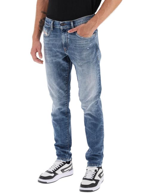 D Strikt' schlanke Jeans DIESEL pour homme en coloris Bleu | Lyst