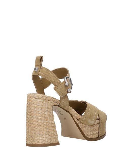 Ash Metallic Sandals