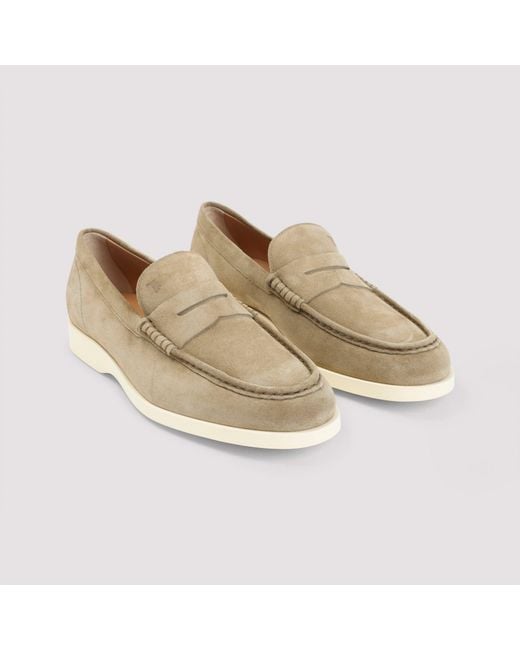 Tod's Natural Light Loafers