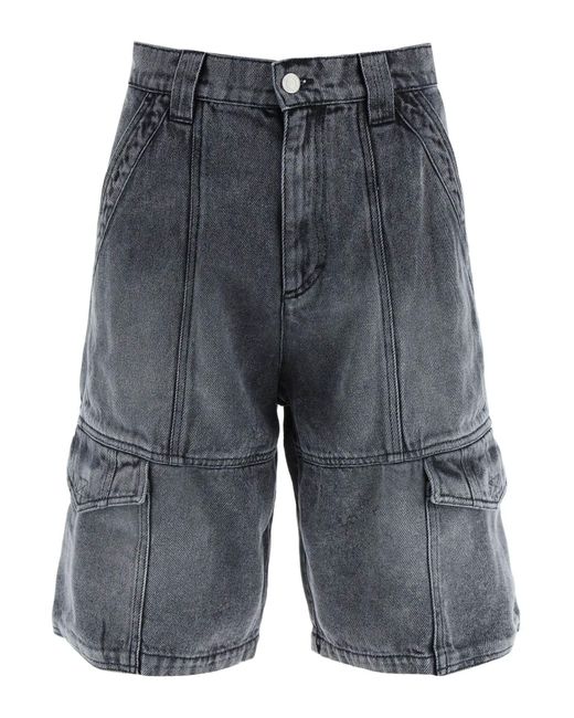 'timy' pantalones cortos de mezclilla Isabel Marant de hombre de color Gray