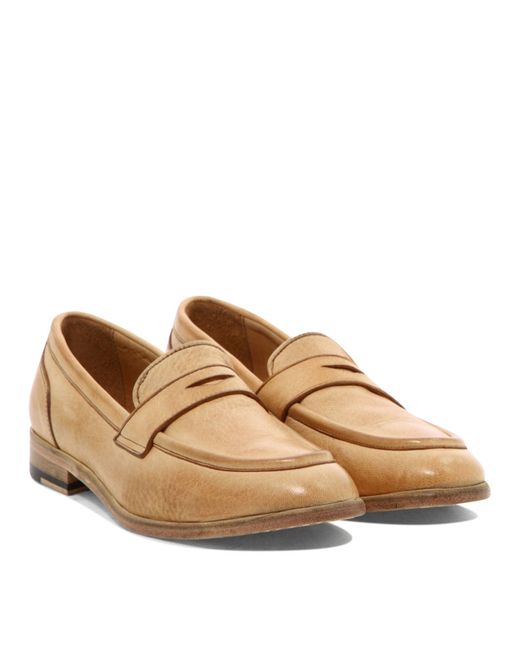 Sturlini Natural Classic Leather Loafers