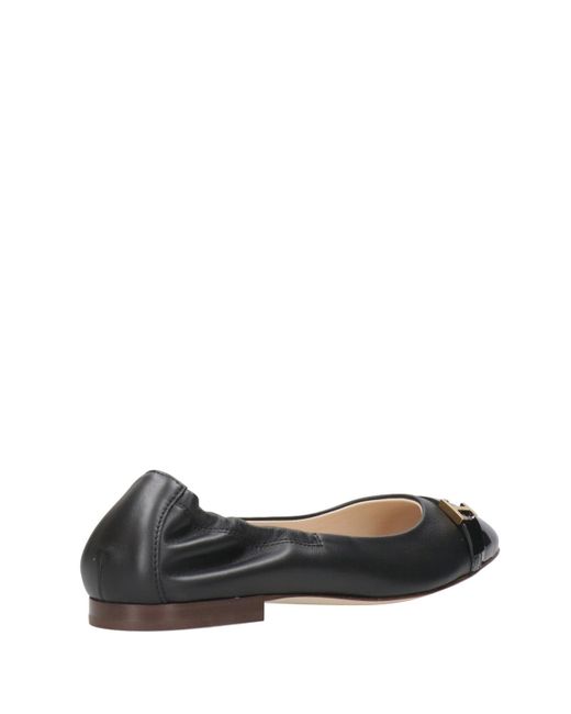 Tod's Black Flat Shoes
