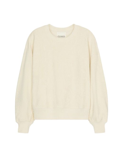 Closed White Cotton Sweatshirt