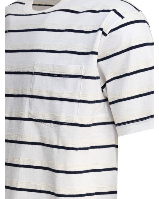 Beams Plus Stralen Plus T Shirts in het White
