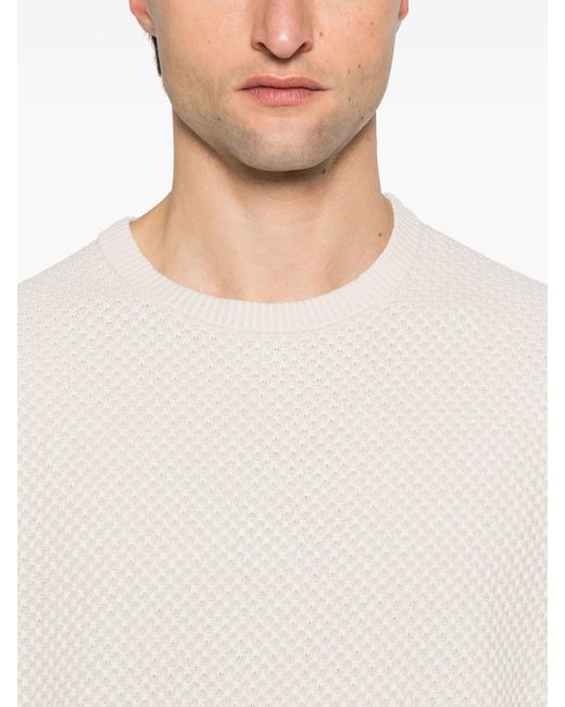 Suéter de algodón de Calvin Klein de color White