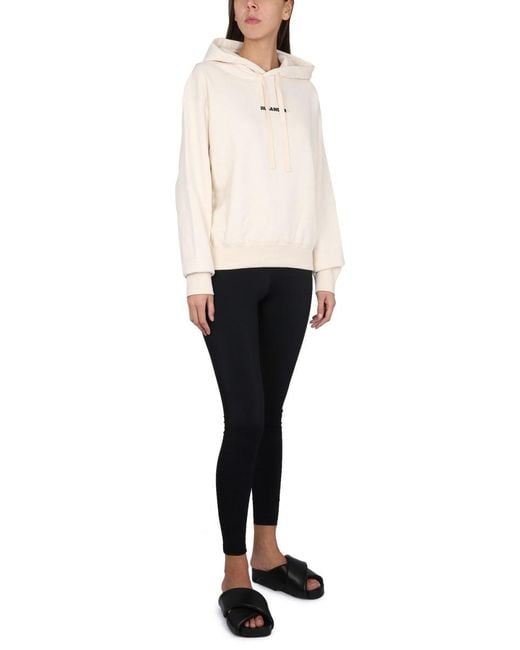 Jil Sander Black Logo-Embellished Leggings With Elastic Waistband