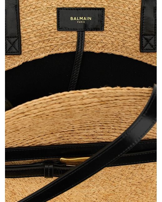 Balmain Black 'Shuffle' Medium Shoulder Bag