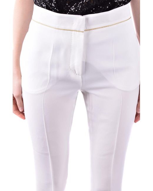 Max Mara Broek Wit in het Pink