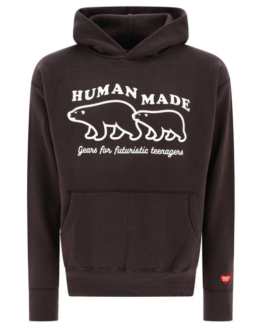 Human Made Gray "Tsuriami" Hoodie for men