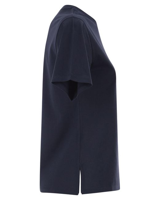 Weekend by Maxmara Blue Wkdvenaco Straight Jersey T Shirt