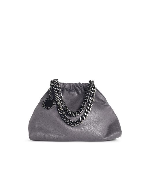 Stella McCartney Gray 'Falabella Coulisse' Mini Bag