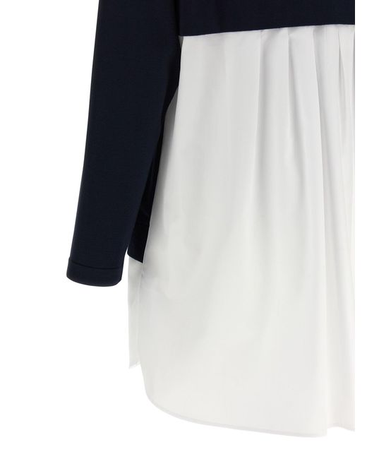 Vestido de múltiples capas Elisabetta Franchi de color Blue