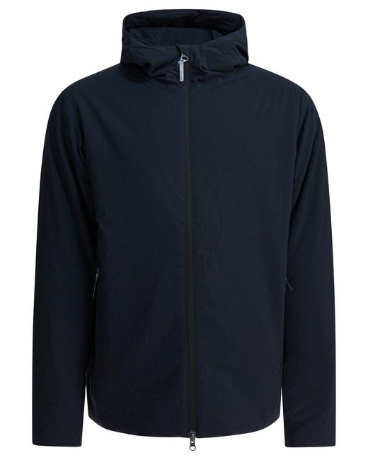 Houdini Sportswear Blue Puff Up Jackets And Coats