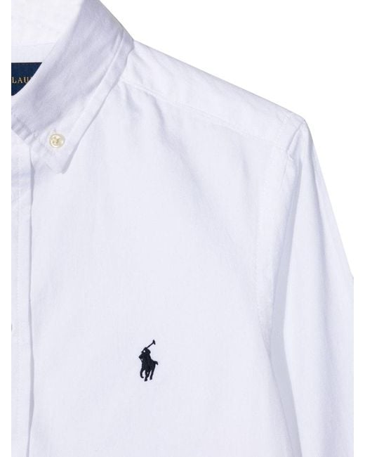 Polo Ralph Lauren White M/L Slim Fit Shirt