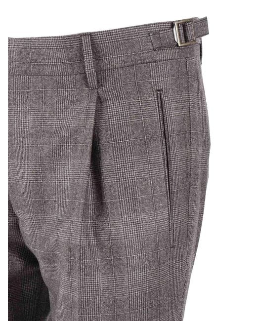 Berwich Gray Pants With Retractor