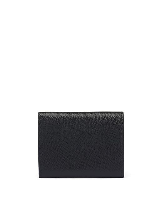 Prada Black Small Saffiano Wallet