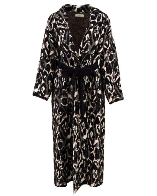 Akep Black Coats Multi Colour