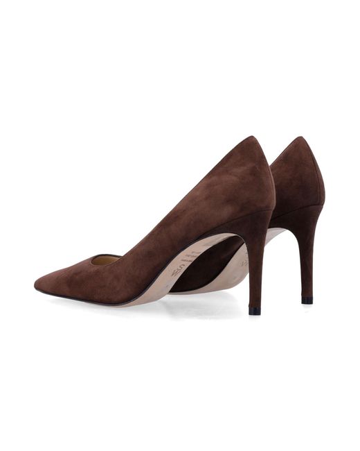 Stuart Weitzman Platte Schoenen in het Brown