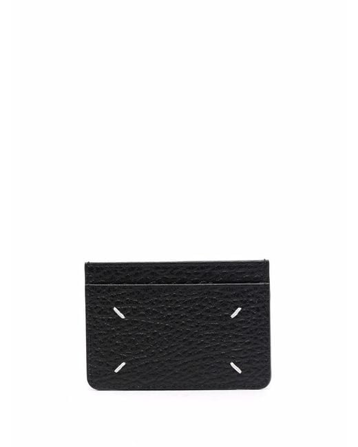 Maison Margiela Black Leather Credit Holder
