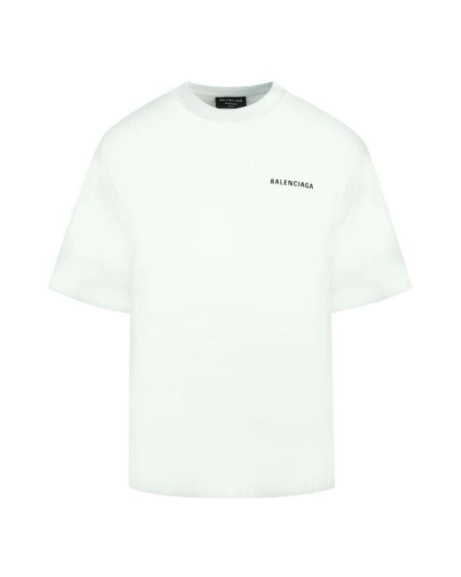 Camiseta store blanca balenciaga