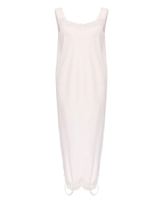 MM6 by Maison Margiela White Midi Dress