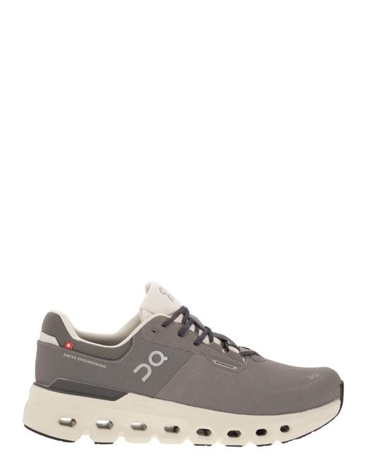 On Shoes Gray Cloudrunner 2 Waterproof Sneakers for men