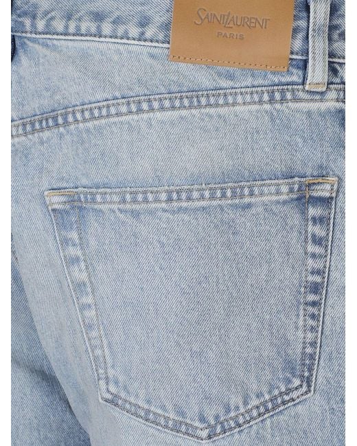 Saint Laurent Jeans Mit Heller Waschung in Blue für Herren