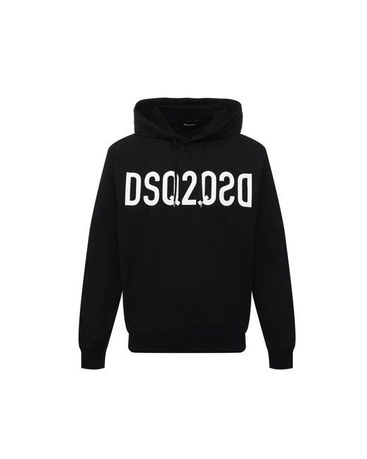 DSquared² Logo Sweatshirt in het Black voor heren