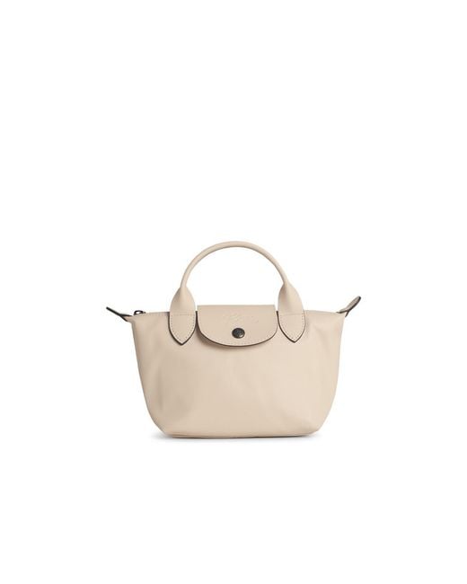 Borsa Lear 'Le Pliage Xtra' Nuda di Longchamp in White