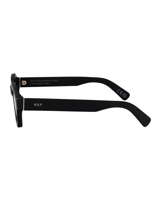Retrosuperfuture Green Squared Sunglasses Hiw Matte