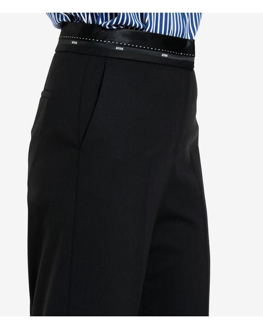 MSGM Black Hose Schwarz